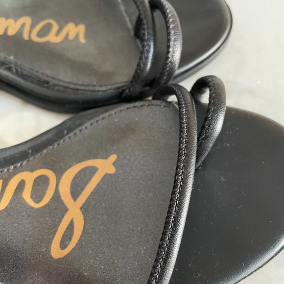 Sam Edelman Croc Leather Sandals - Picture 5 of 5